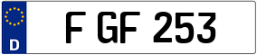 Truck License Plate